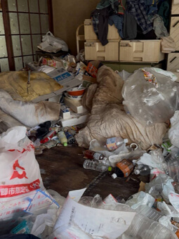宇部市にてゴミ屋敷と化したご実家を一軒家丸ごと清掃・消臭・害虫対策までワンストップ対応しました